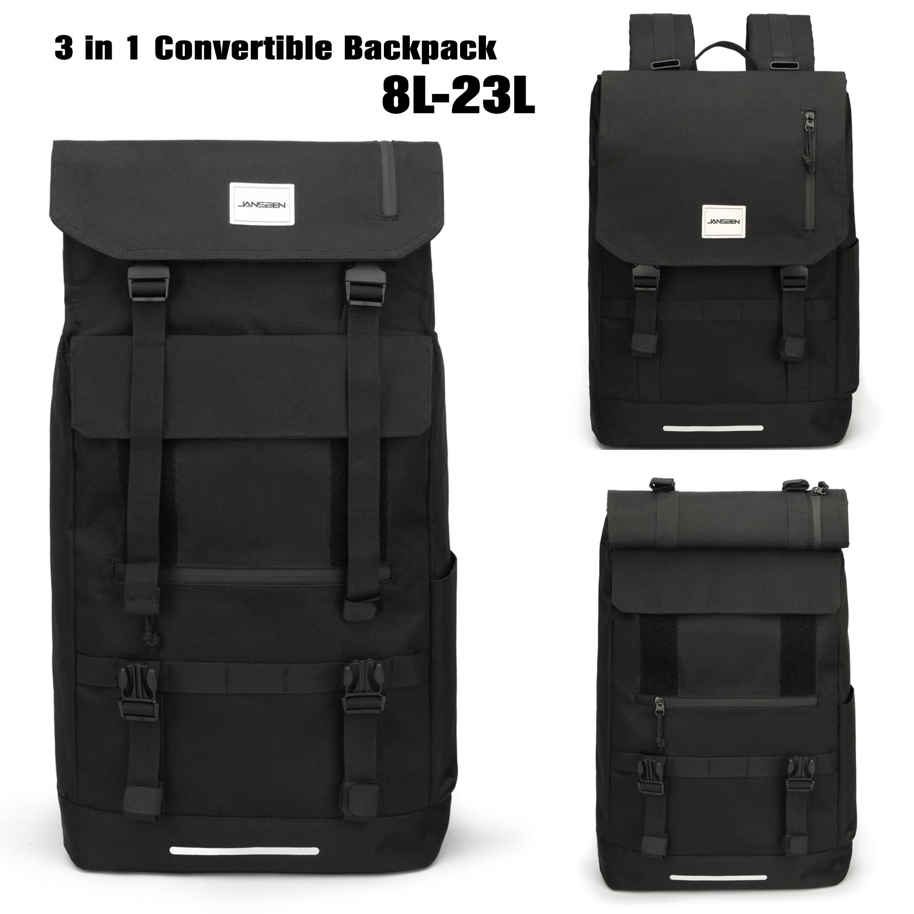 3-in-1-Convertible-Backpack-Jansben-C020-group