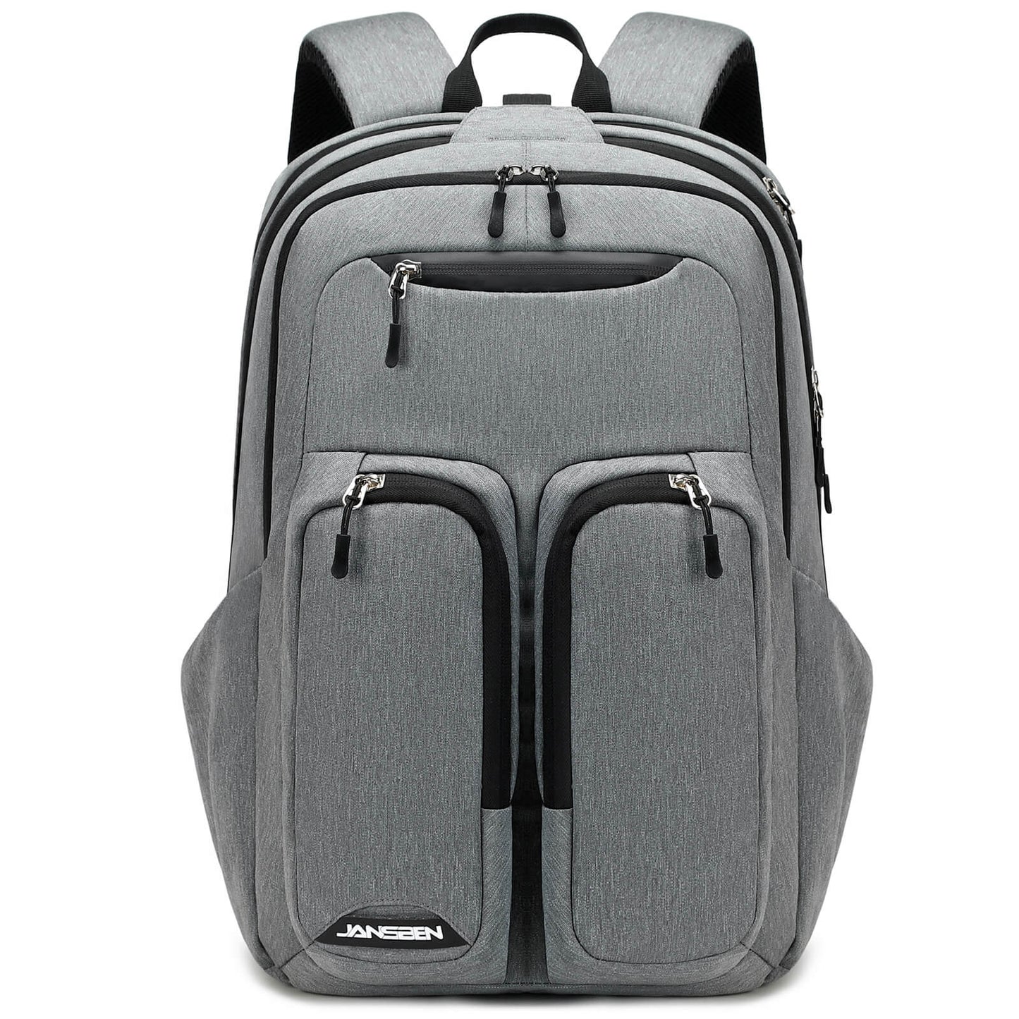Smart-Laptop-Backpack-jansben-E042-Gray-front